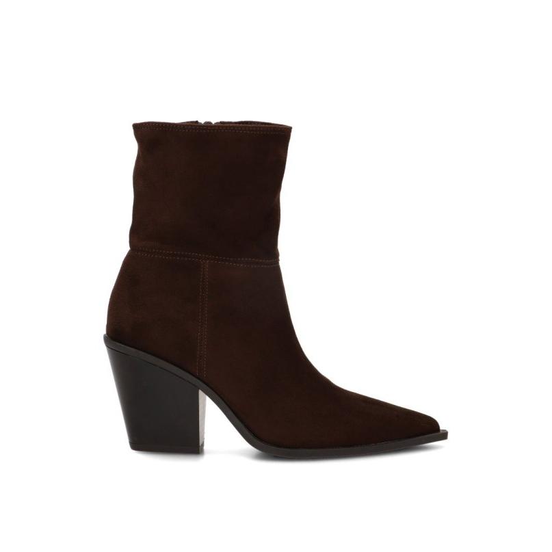 Botin Campero Corina - Mujer - Tacón Alto - Modelo M6775 - Color Café