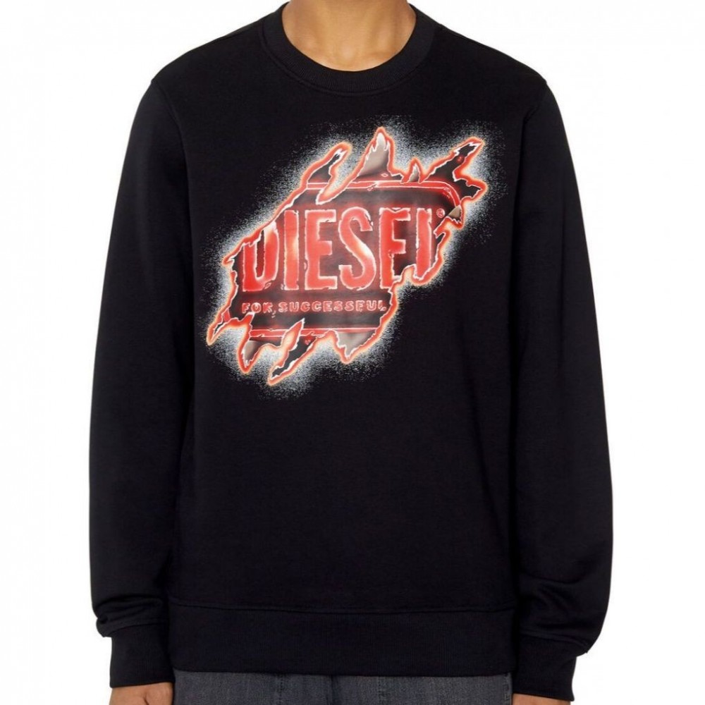 Sudadera S-Ginn-E9, Marca Diesel, Variedad de color y talla, Para Hombre