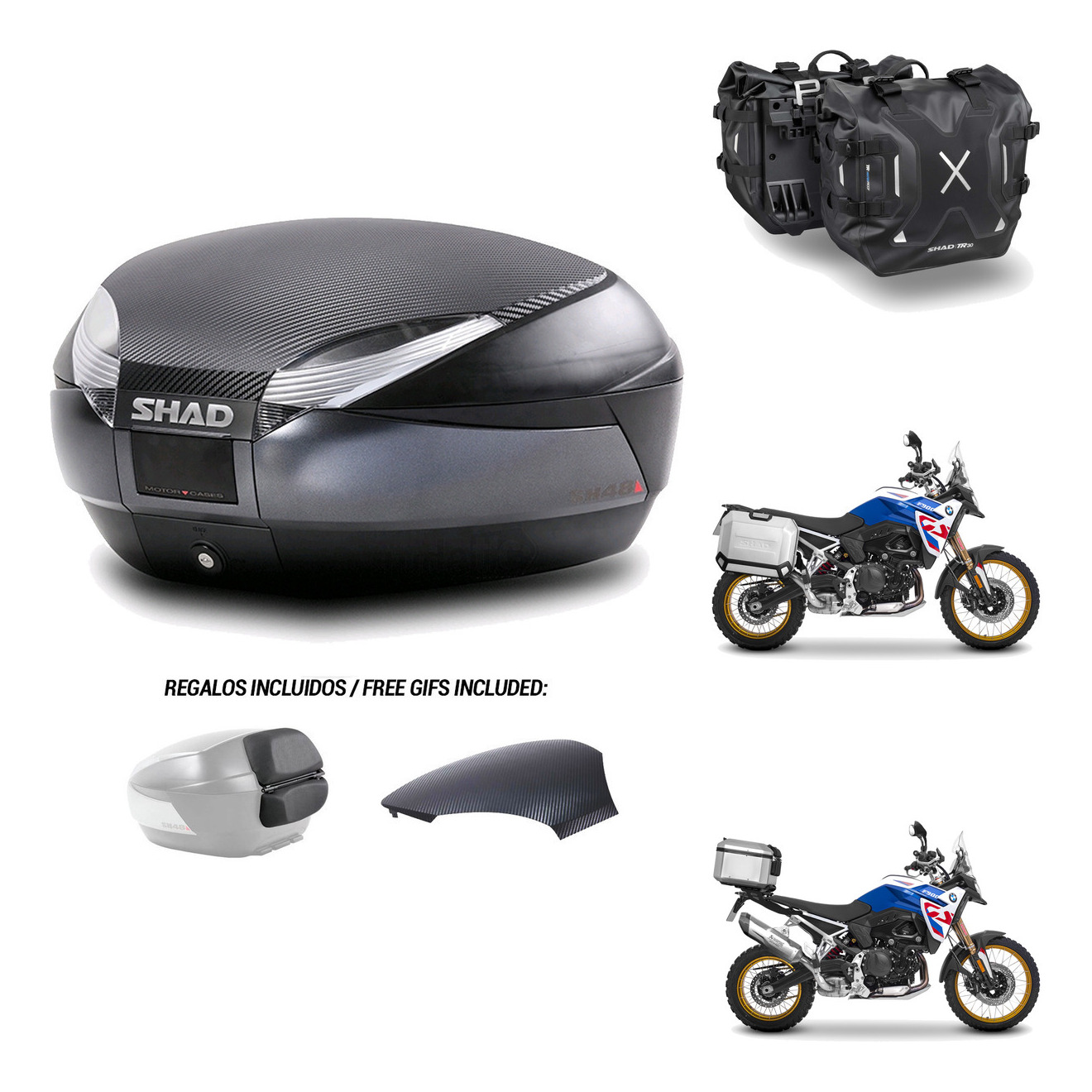 Alforjas Tr30 + Herraje Baul + Herraje 4 KIT-581163