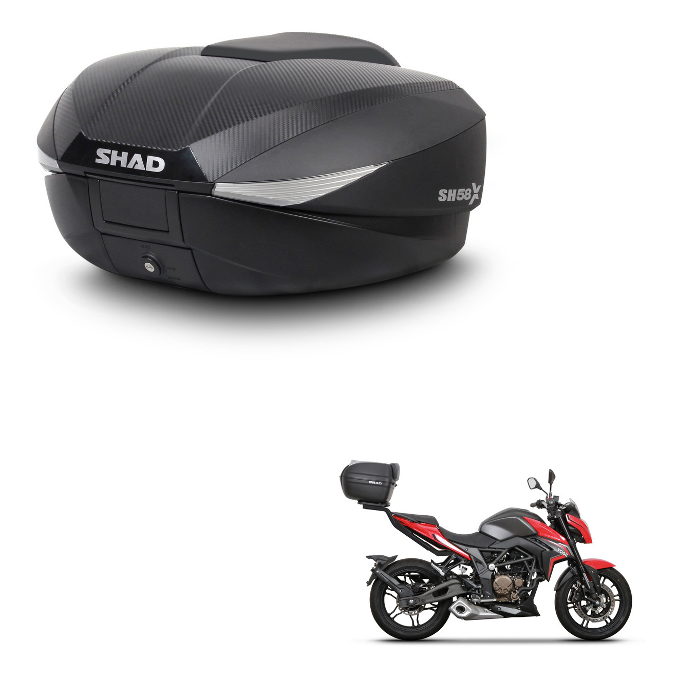 Baul Trasero + Herraje Montaje Sh58x KIT-242019