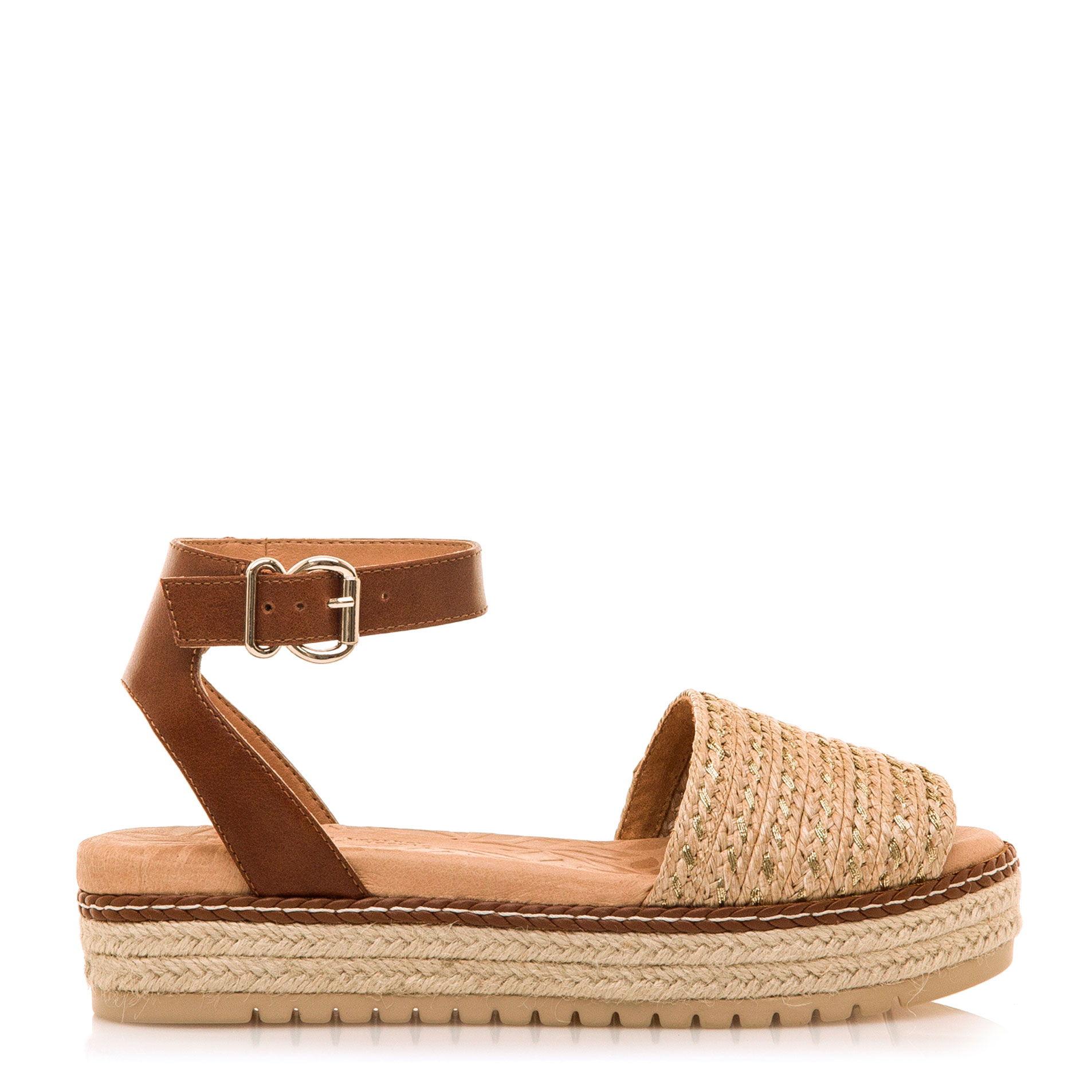 Mustang Sandalia plana Amelie Beige 53344-C57621 , para Mujer