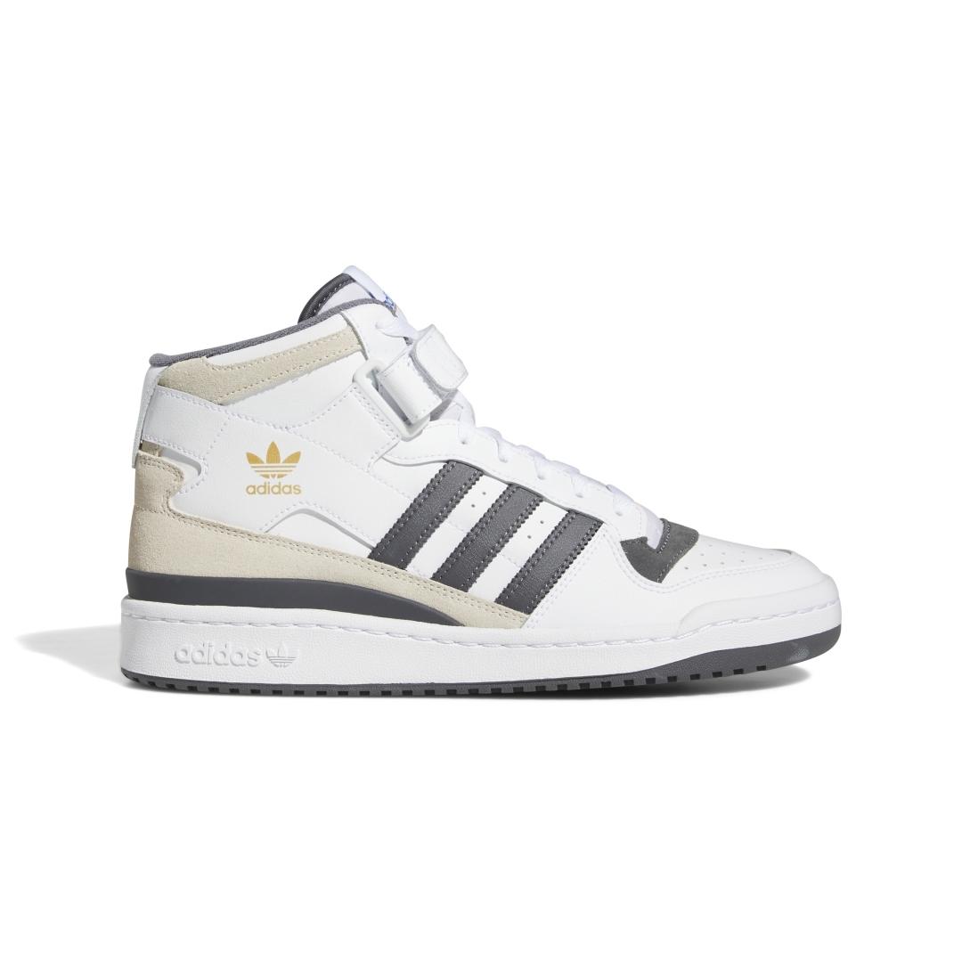 Zapatilla Hombre adidas Forum Mid Blanca Gris Beig