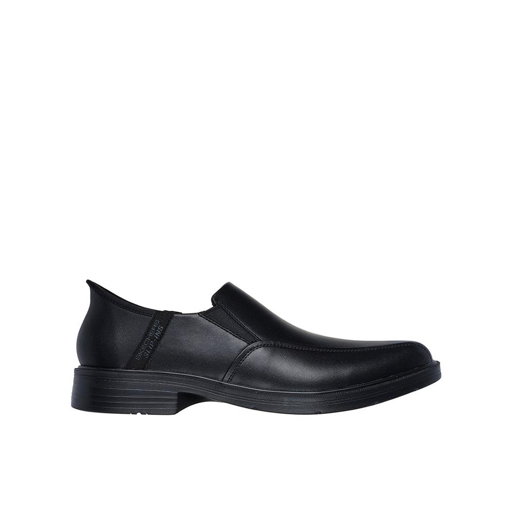 Skechers Caswell - Frantone Zapatos para hombre negros en sintético y piel 86839