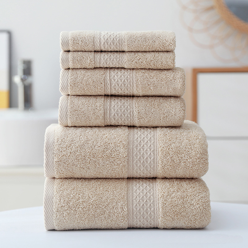 Juego de toallas de algodón de lujo para el hogar, Set de 3 piezas, Ultra suave, altamente absorbente, incluye 1 toalla de baño, 1 toalla de mano, 1 paño