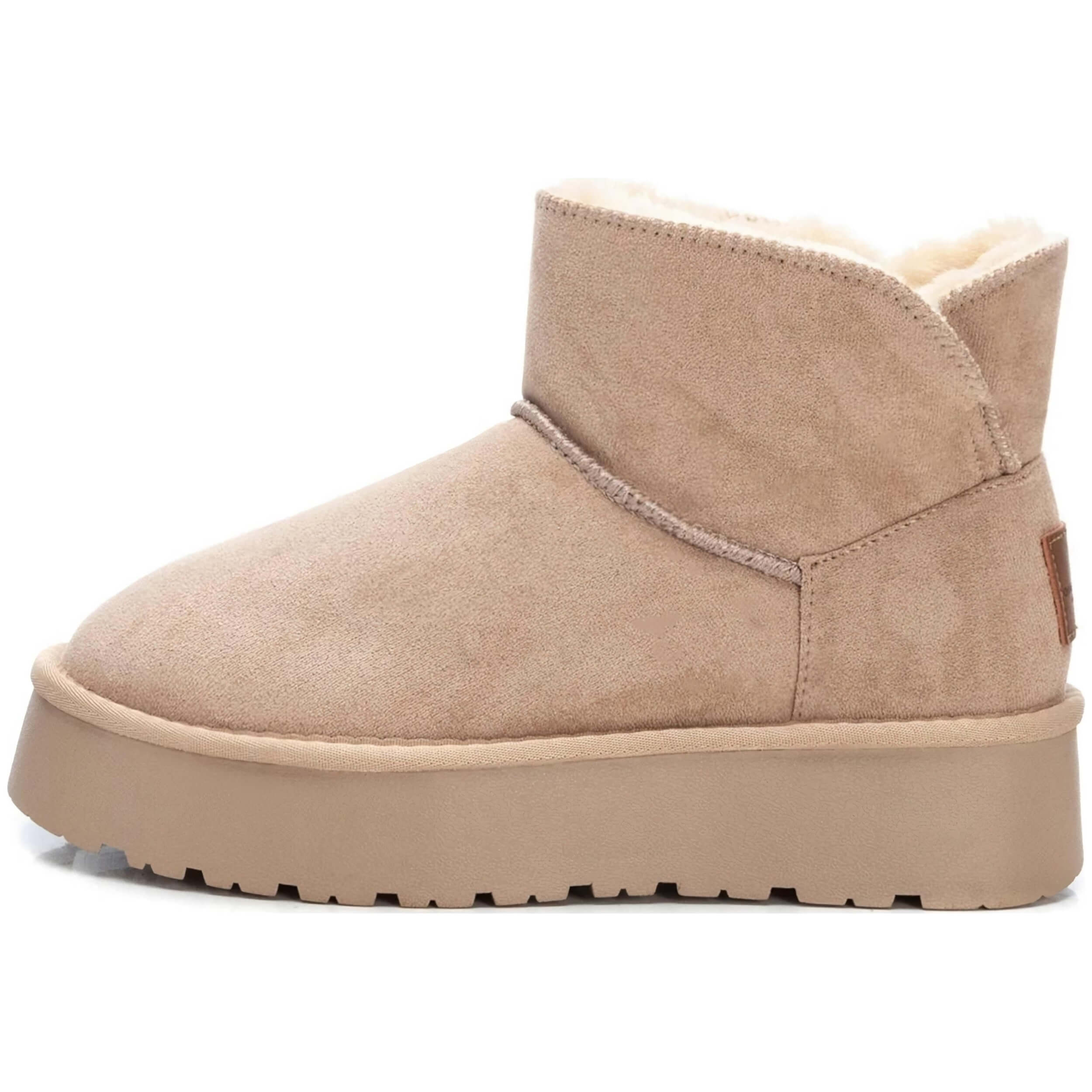 Botines marca Xti modelo 142197-02 para mujer en color beig