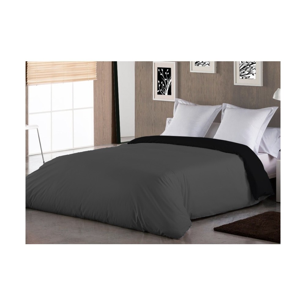 SABANALIA - Funda Nórdica Combina Bicolor (Saco reversible) | Disponible en varias medidas y colores