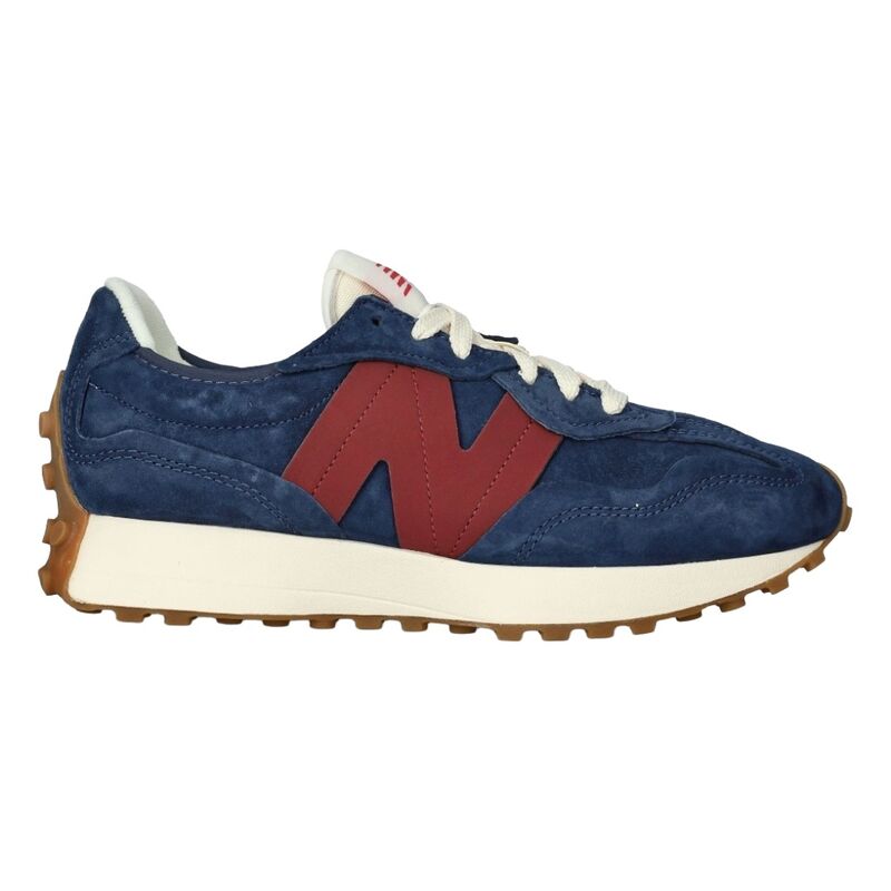 Zapatillas Azules New Balance 327 Navy Monarch Burgundy Cómodas y Elegantes