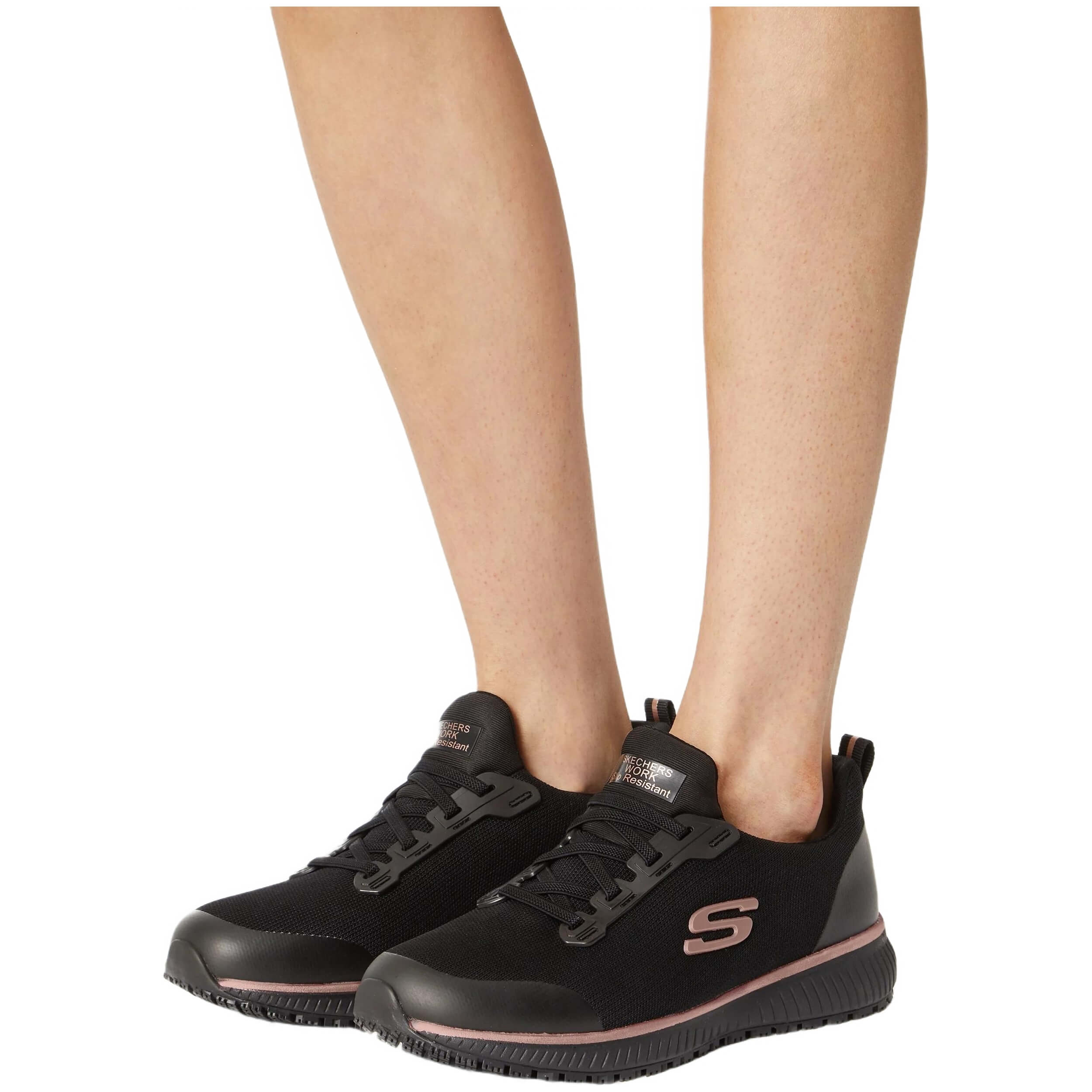 Calzado Calzado marca Skechers modelo 77222Ec-Bkrg para mujer en color negro