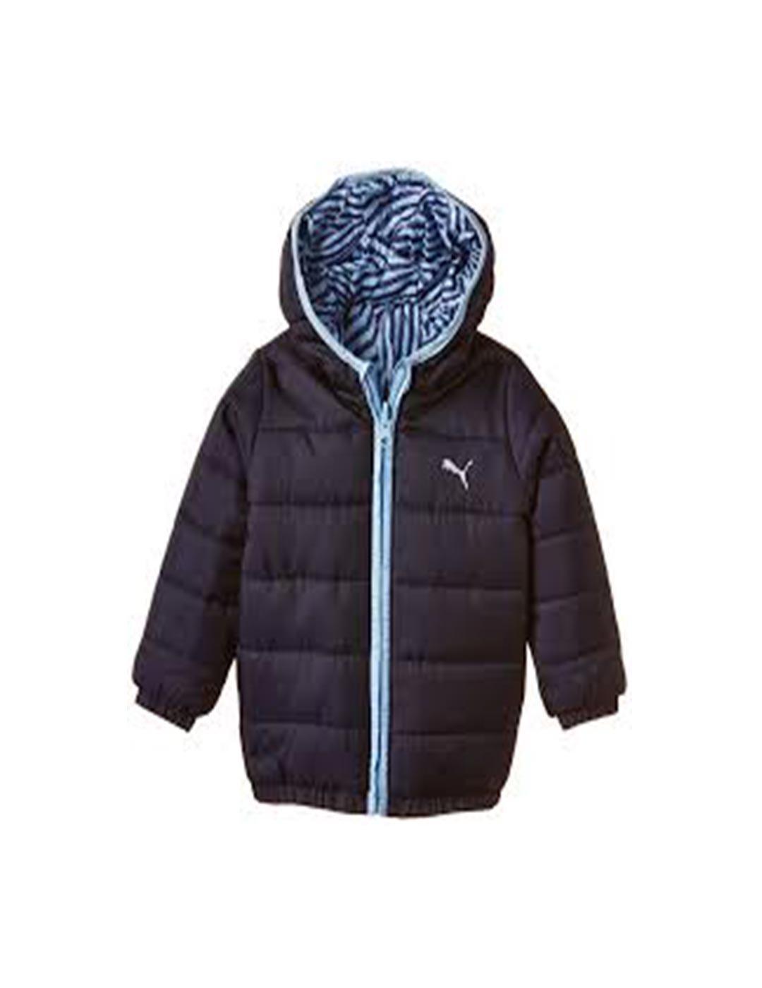 Plumas Infantil Puma Winter Azul - Cálido y Acogedor