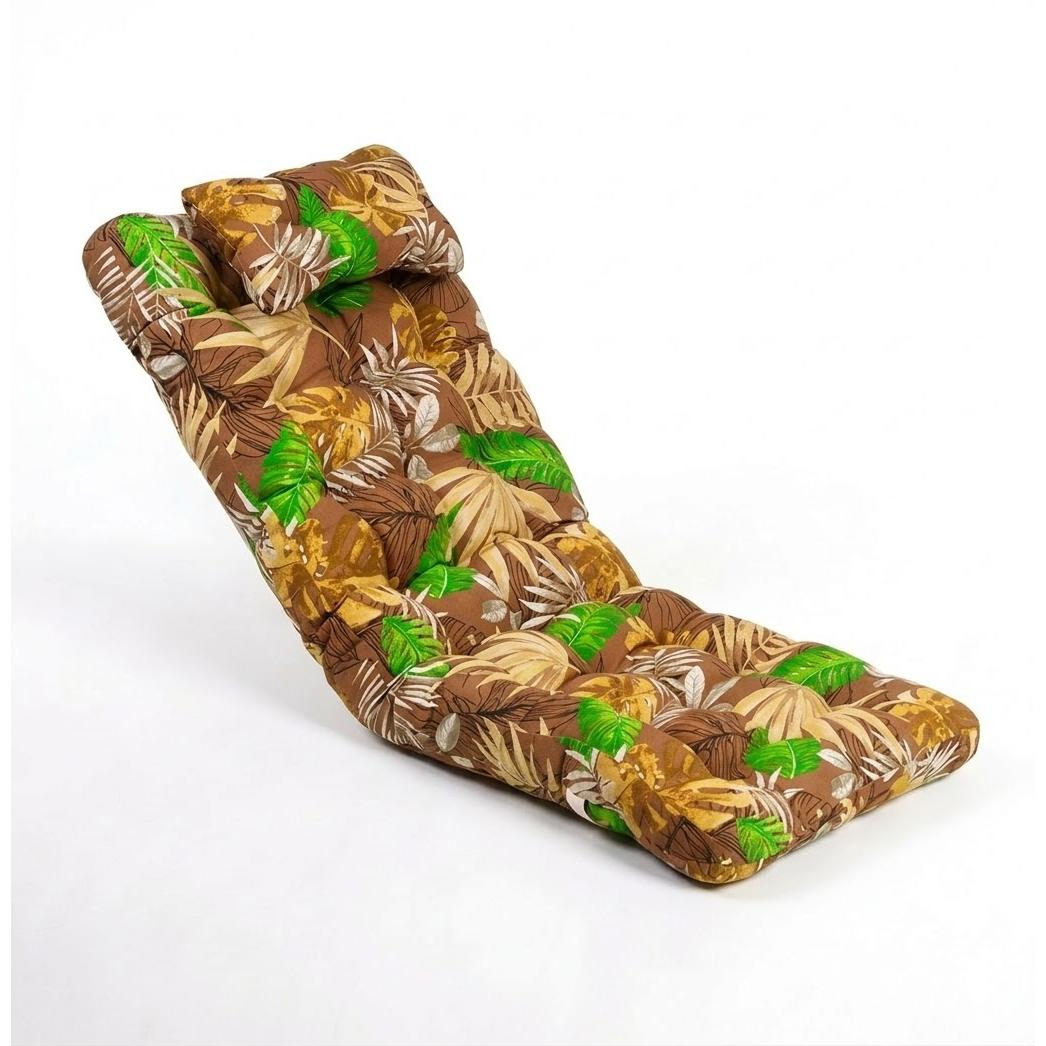 E-LONG Acolchado para Tumbona de Playa, Jardín, Piscina, Terraza (PACK de 2) - Colchoneta Ergonómica Exterior