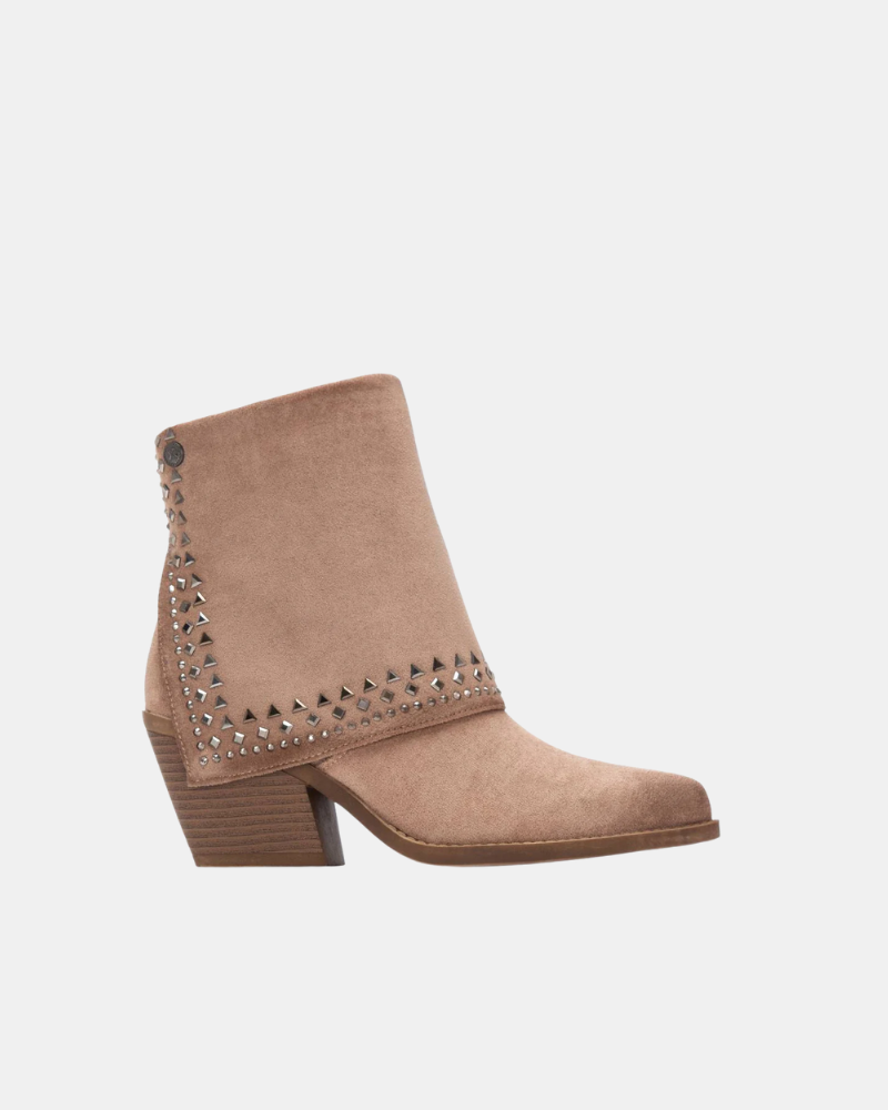 XTI 144464 Botines Cowboy Mujer Beige
