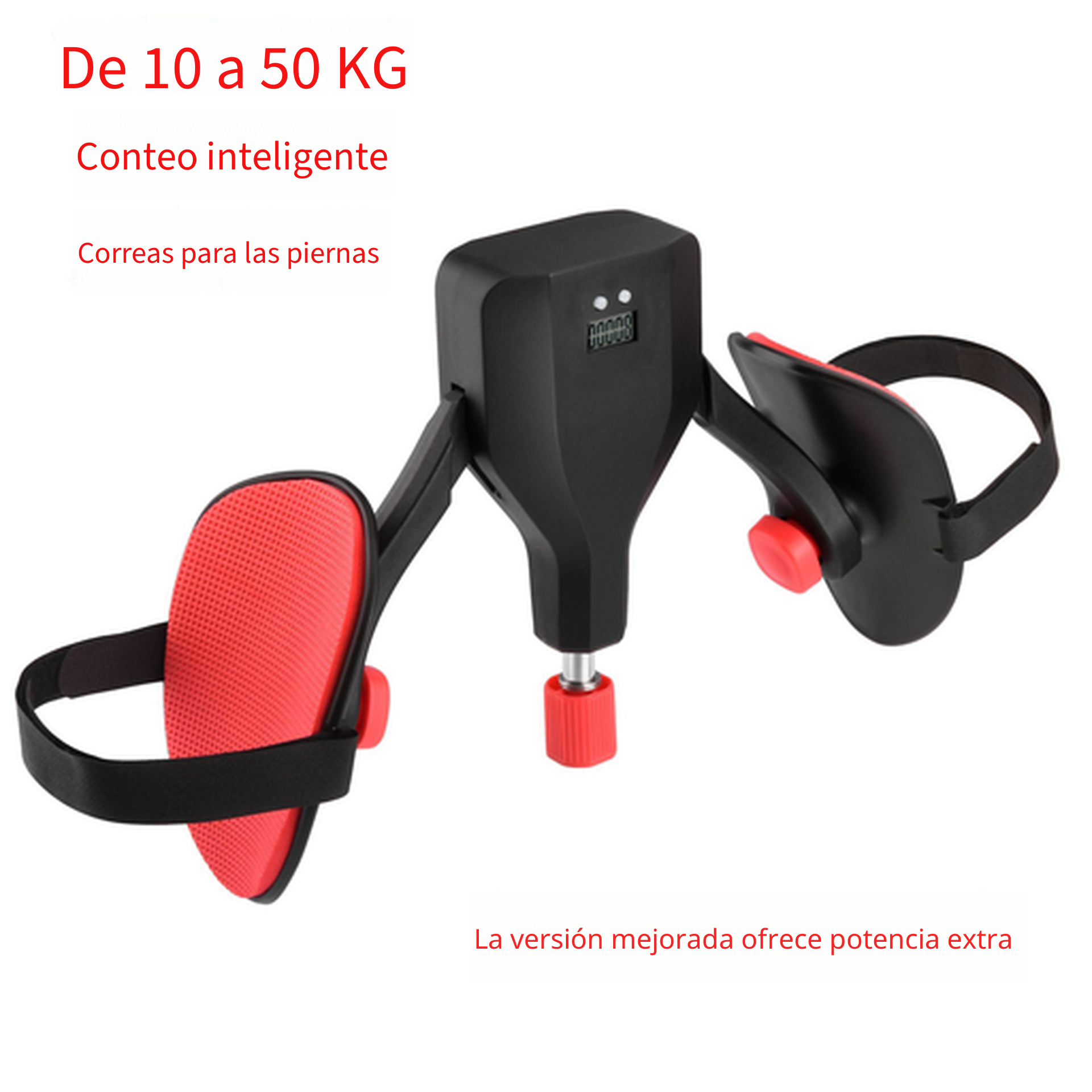 Entrenador de piernas con resistencia extragrande de 50 kg – Máquina para tonificar muslos, fortalecer el suelo pélvico y ejercitar los músculos PC