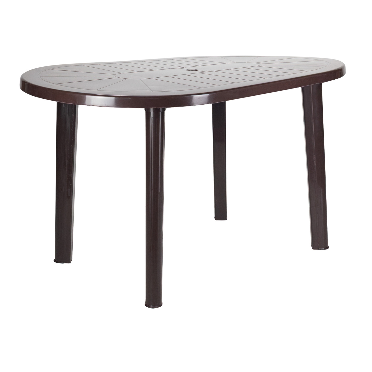 Mesa de Resina Oval Breeze 137x85x72cm Thinia Home