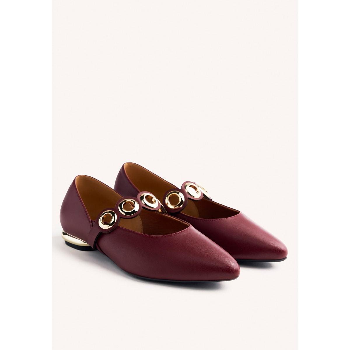 Bailarinas Piel Ollados Nimrod Gioseppo 76001