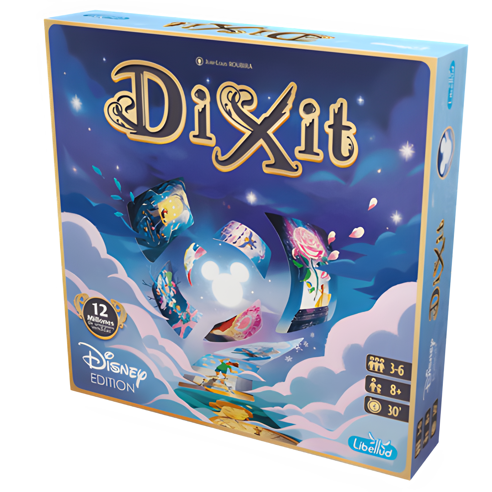 Asmodee - Dixit Disney - Juego De Mesa De Deducción Con Cartas Ilustradas - Juego De Mesa En Español Y Portugués - Producto Oficial