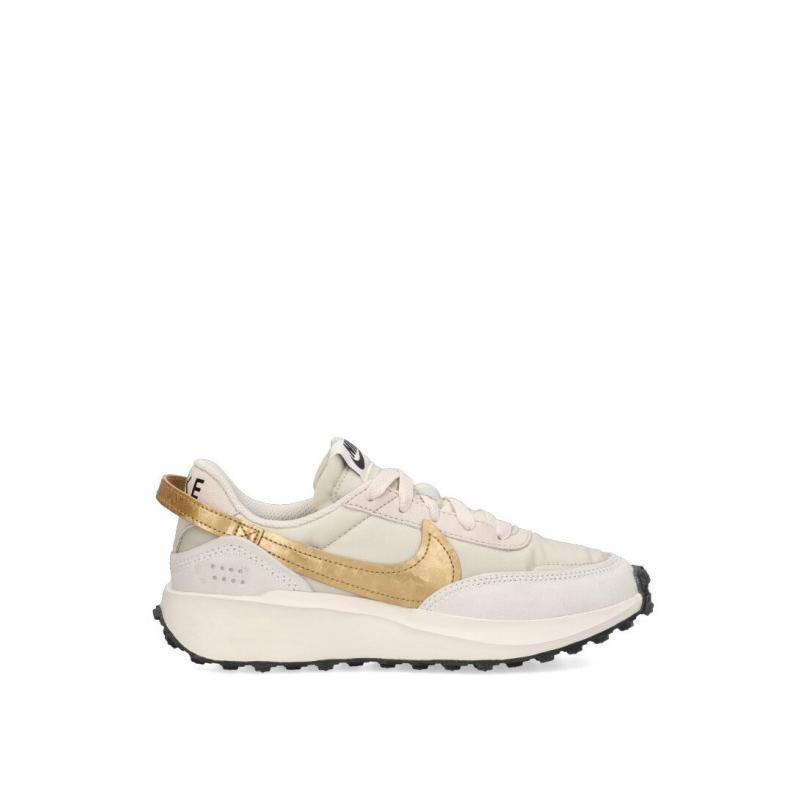 Zapatillas Casual Nike - Mujer - Suela Plana - Modelo Fd0555 - Color Beige