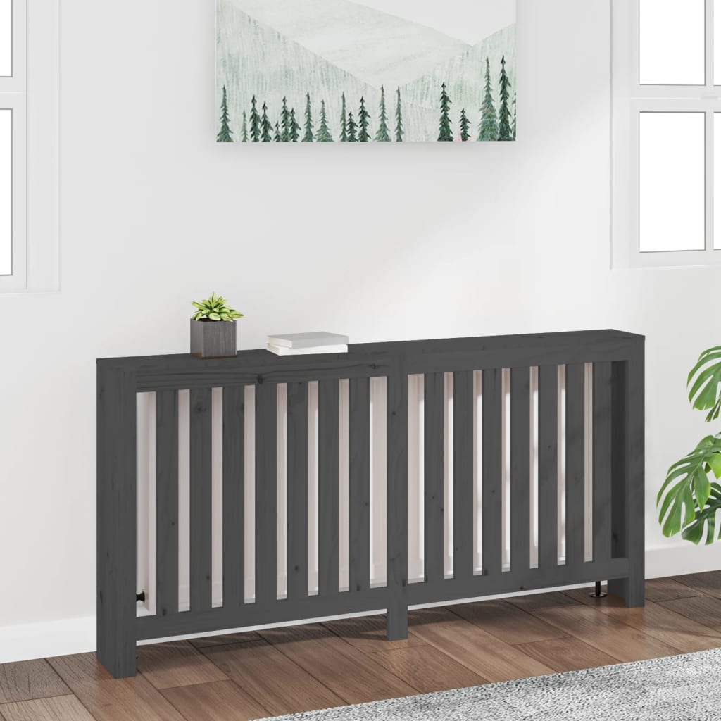 vidaXL Cubierta de Radiador Estantería Dormitorio Balda Color Natural, Blanco, Gris y mas