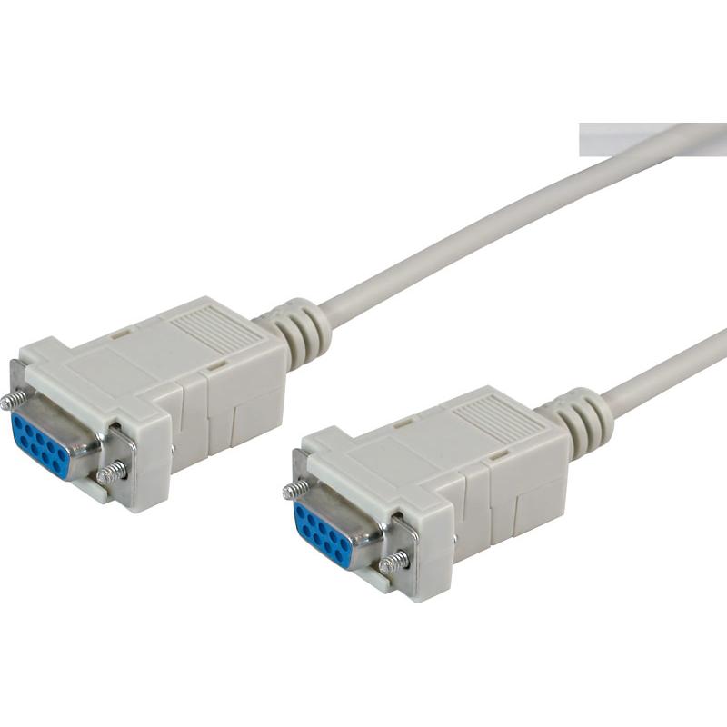 Conexión SUB-D 9 pines hembra-hembra Null Modem