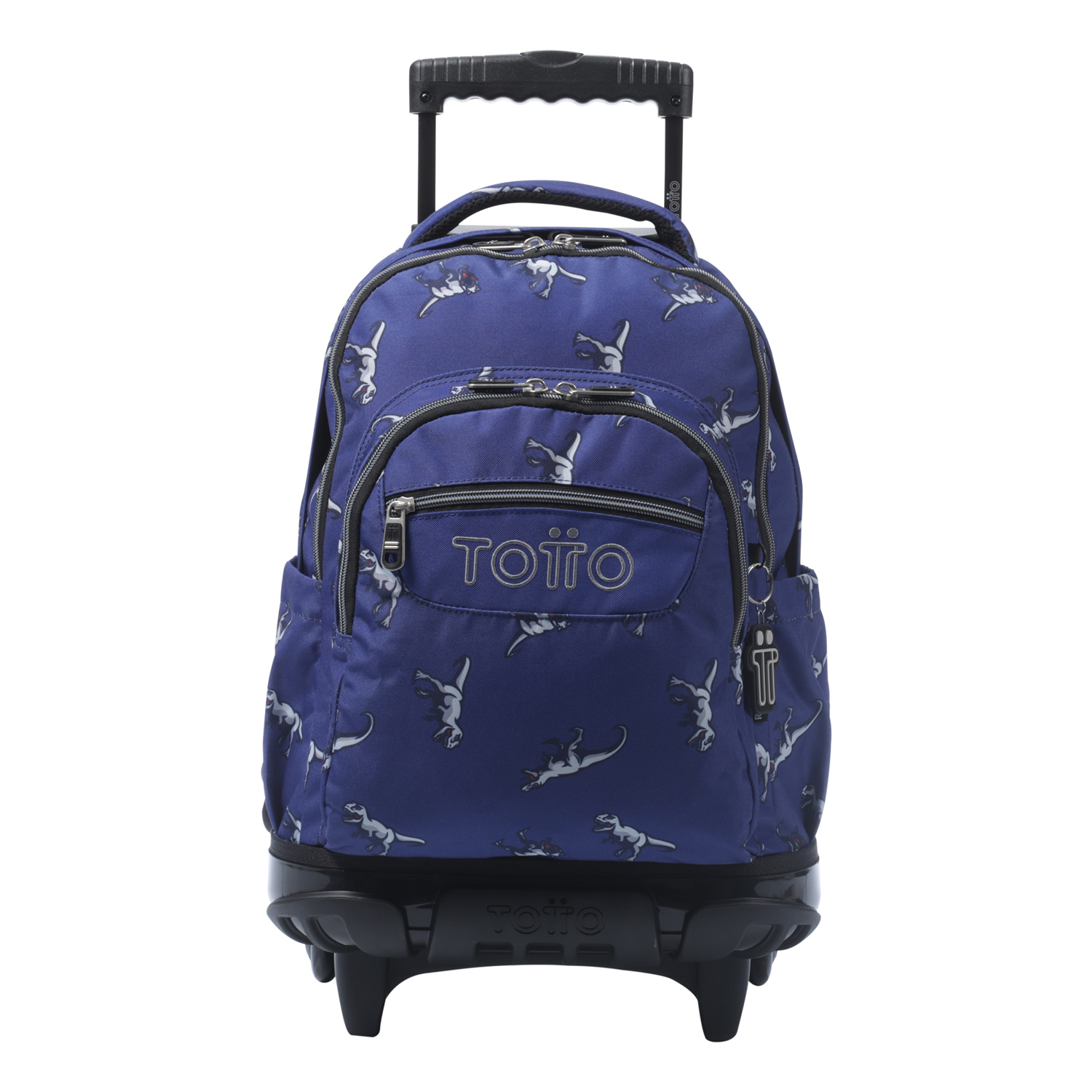 Totto Mochila escolar ruedas Renglones Material: Poliéster reciclado 32 x 45.5 x 18 cm