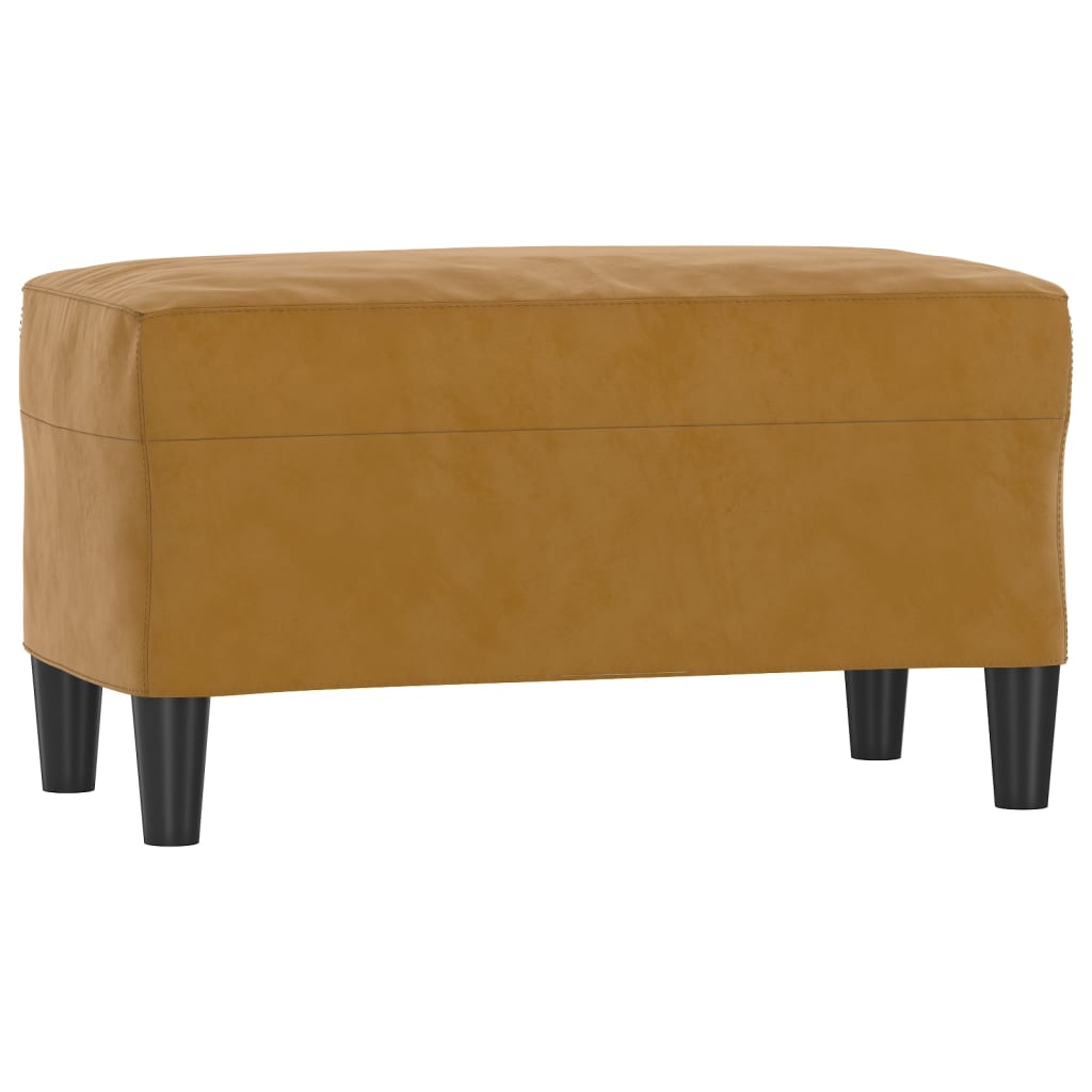 vidaXL Banco de terciopelo 70x35x41 cm Multicolor