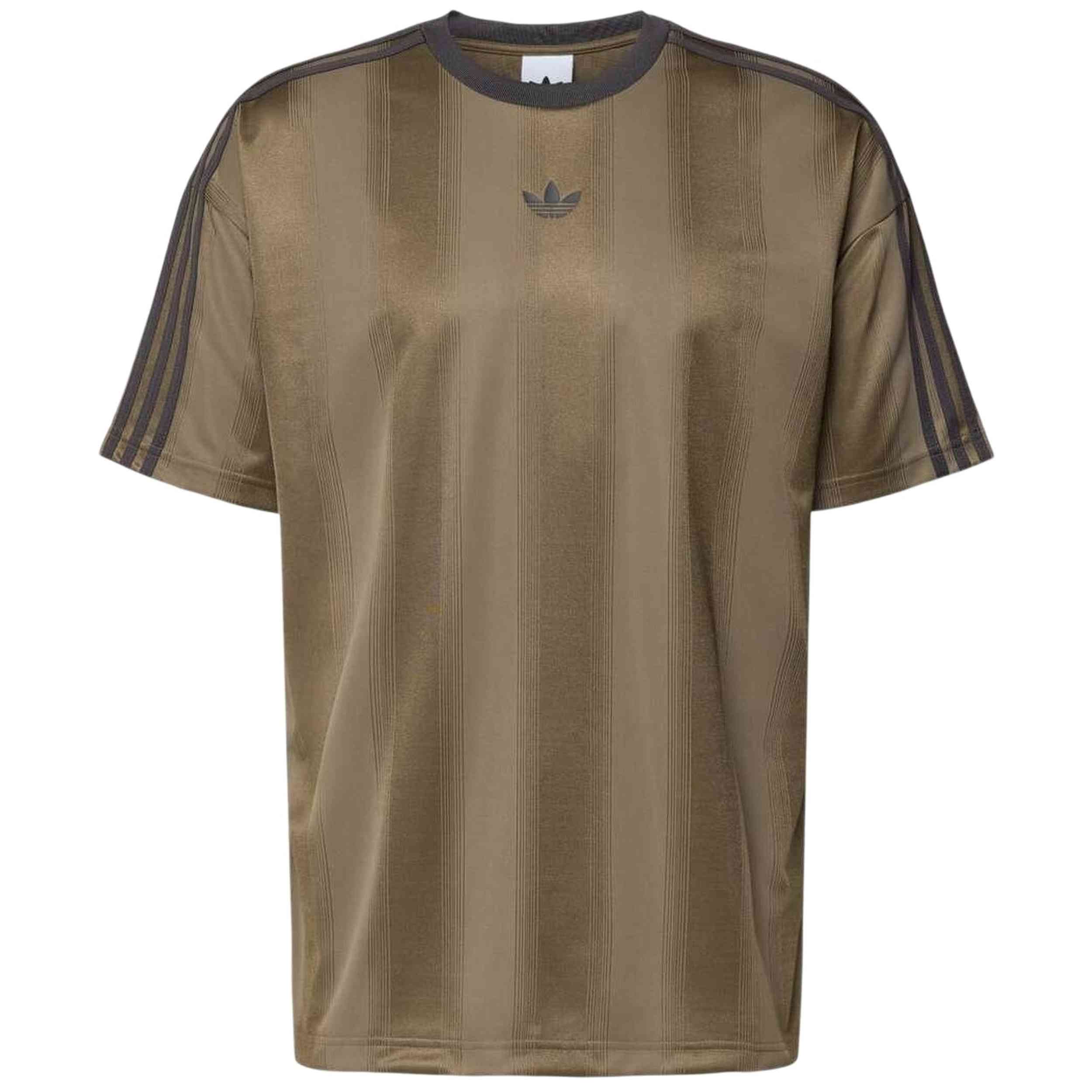 Camiseta De Manga Corta Adidas modelo JACQUARD JERSEY para Hombre en color Marron