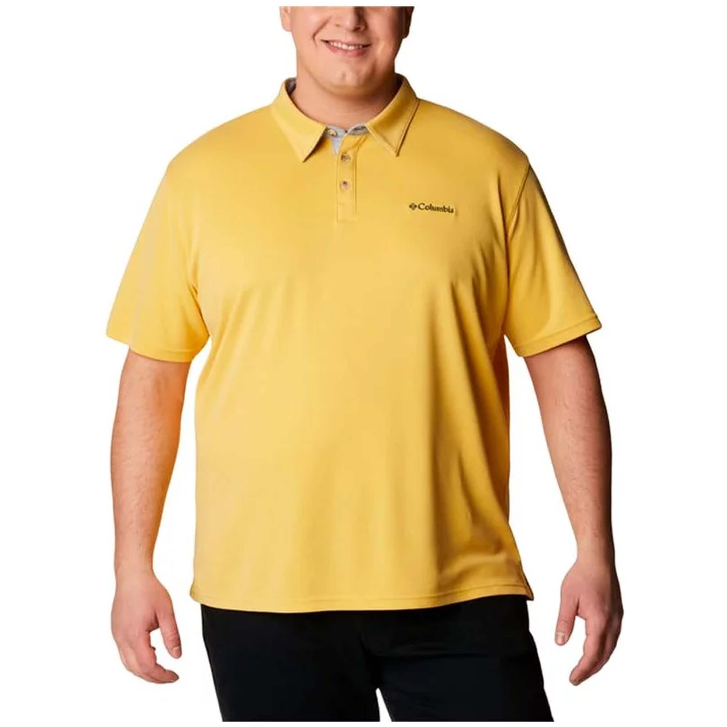 Camiseta De Manga Corta Columbia modelo 1772722742 para Hombre en color Amarillo