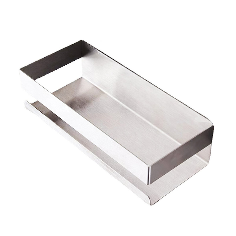 CA Estante de ducha autoadhesivo sin perforaciones, cesta de ducha, estante de baño de acero inoxidable SUS304