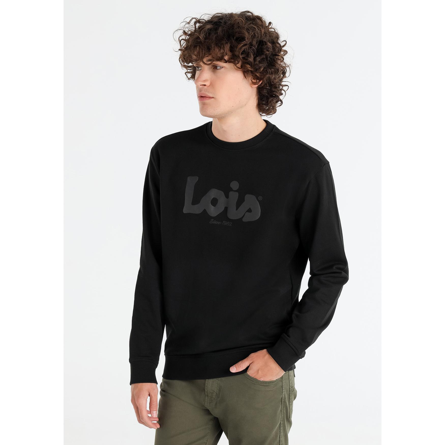 LOIS JEANS - Sudadera cuello caja