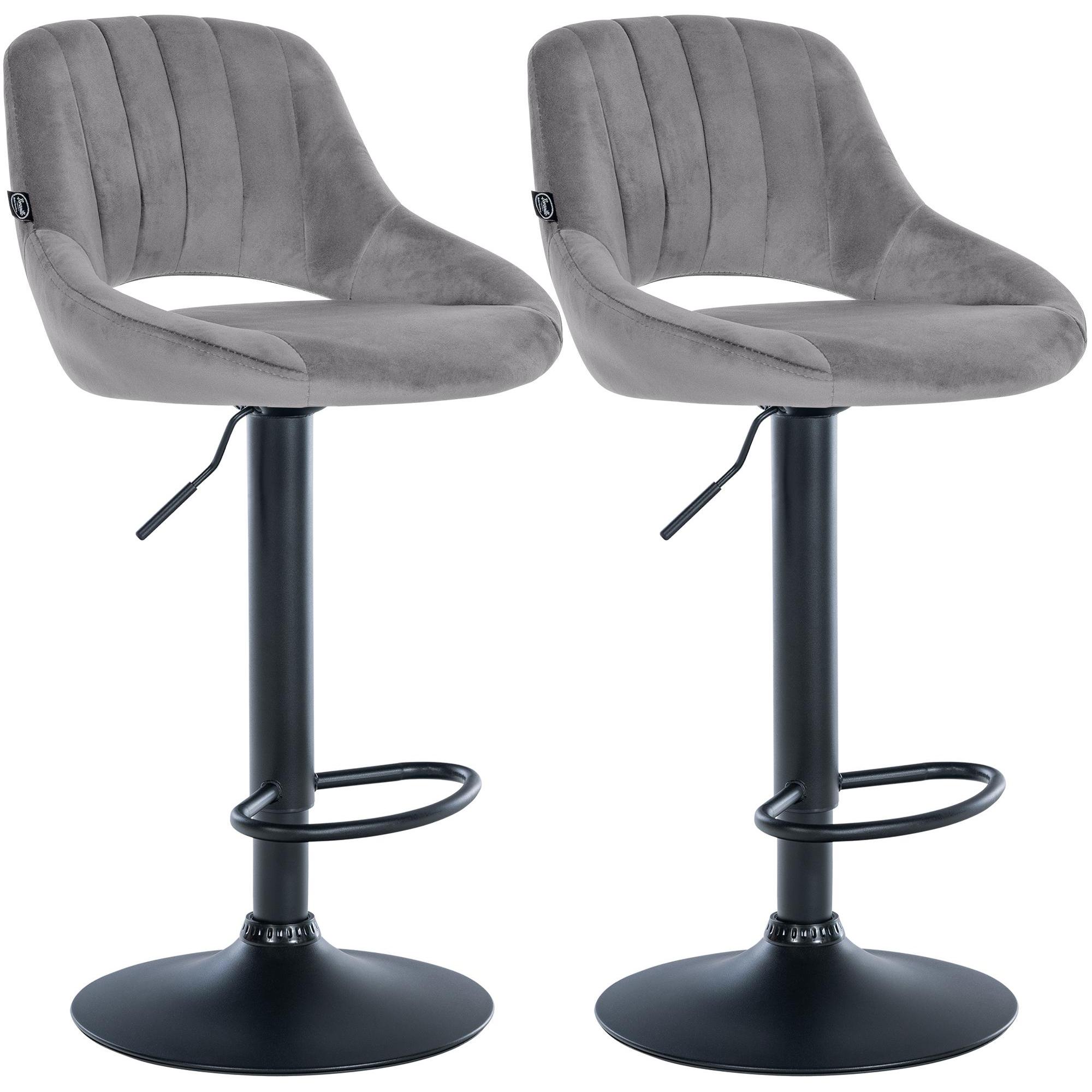 2er Set Barhocker Milet Samt B
