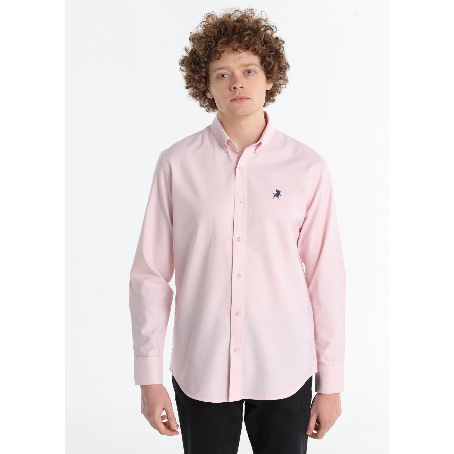 LOIS JEANS - Camisa básica - Confort fit de manga larga