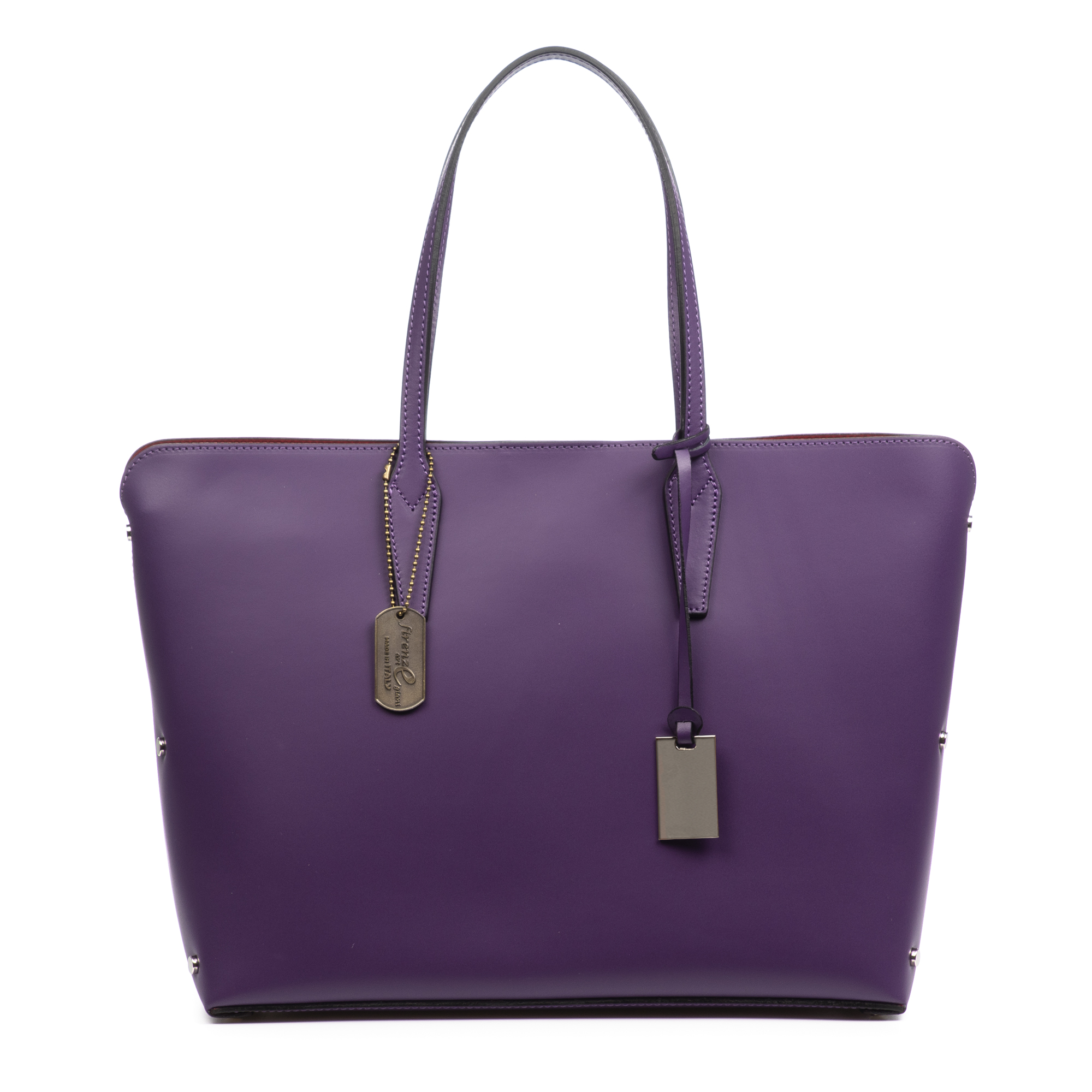 FIRENZE ARTEGIANI Arcene bolso de hombro mujer. Piel auténtica acabado Ruga. Fabricado en Italia 43x13,5x28 Cm.