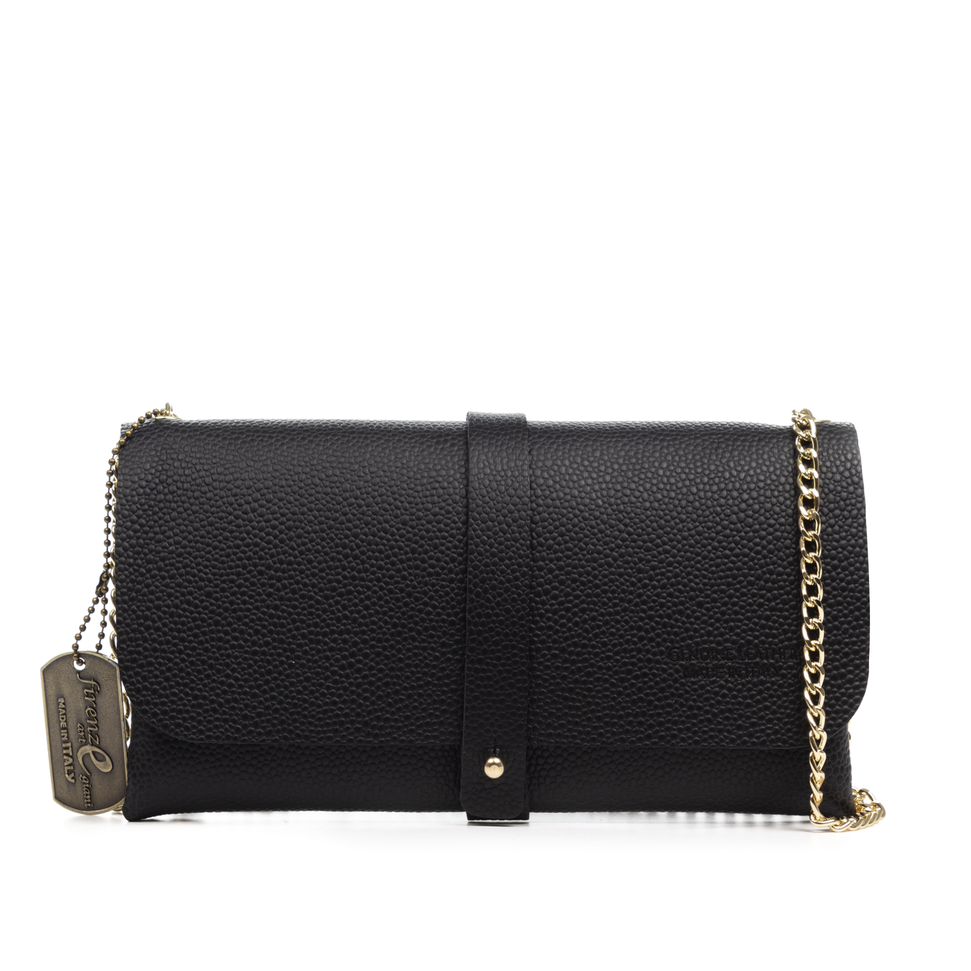 FIRENZE ARTEGIANI Ardea bolso de bandolera mujer. Piel auténtica acabado Dollaro. Fabricado en Italia 23x3,5x12 Cm.