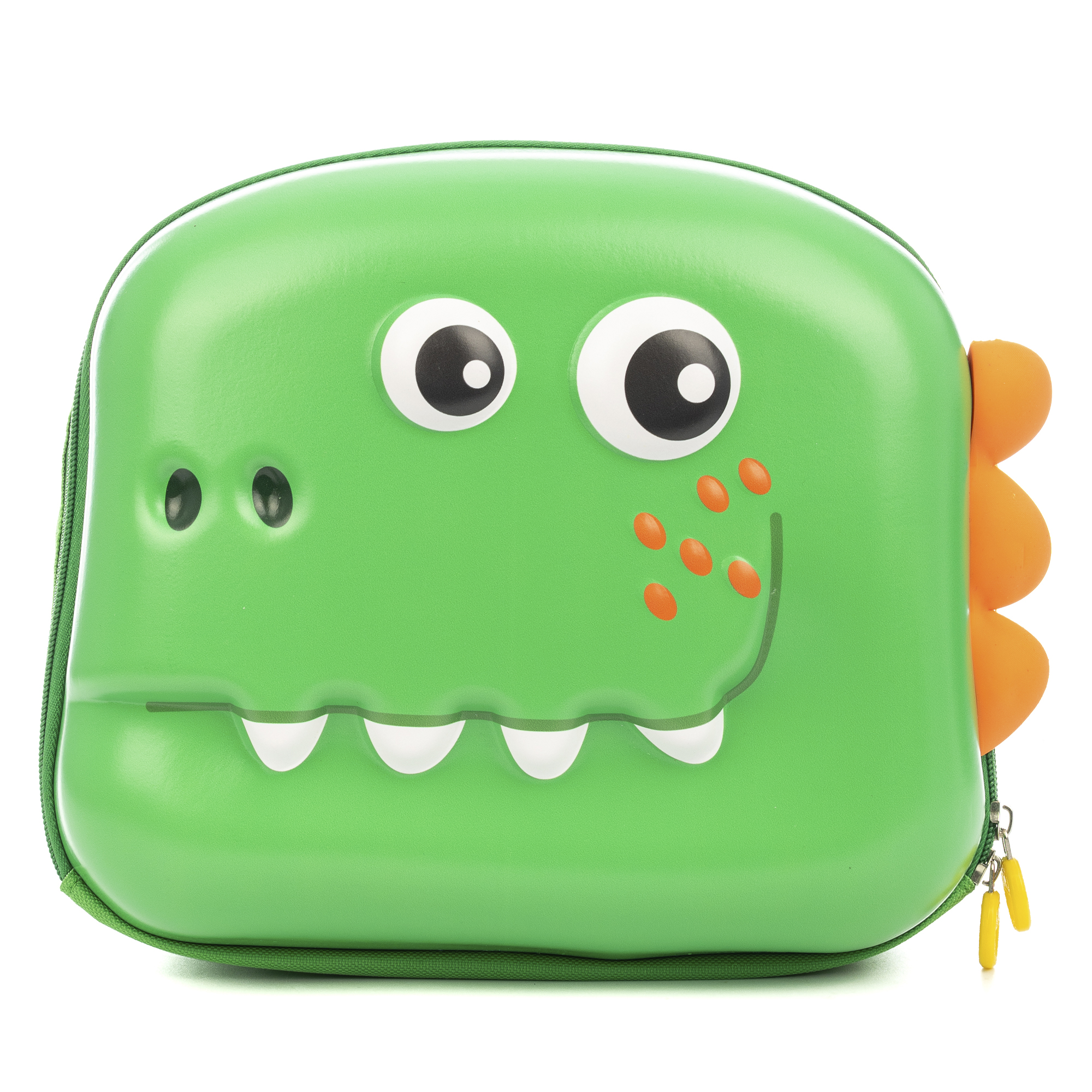 DAM. Mochila infantil con diseño de Dinosaurio. Con respaldo y hombreras acolchados, transpirables y ajustables. 28x15x26cm.