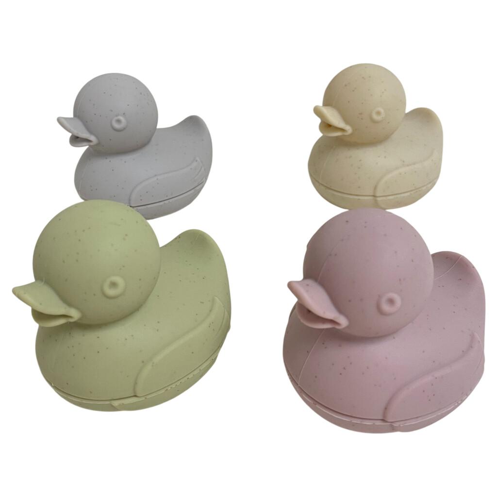 Set Juguetes de Baño con 4 Patitos Desmontables Juguetes bebe PICCOLOTOYS