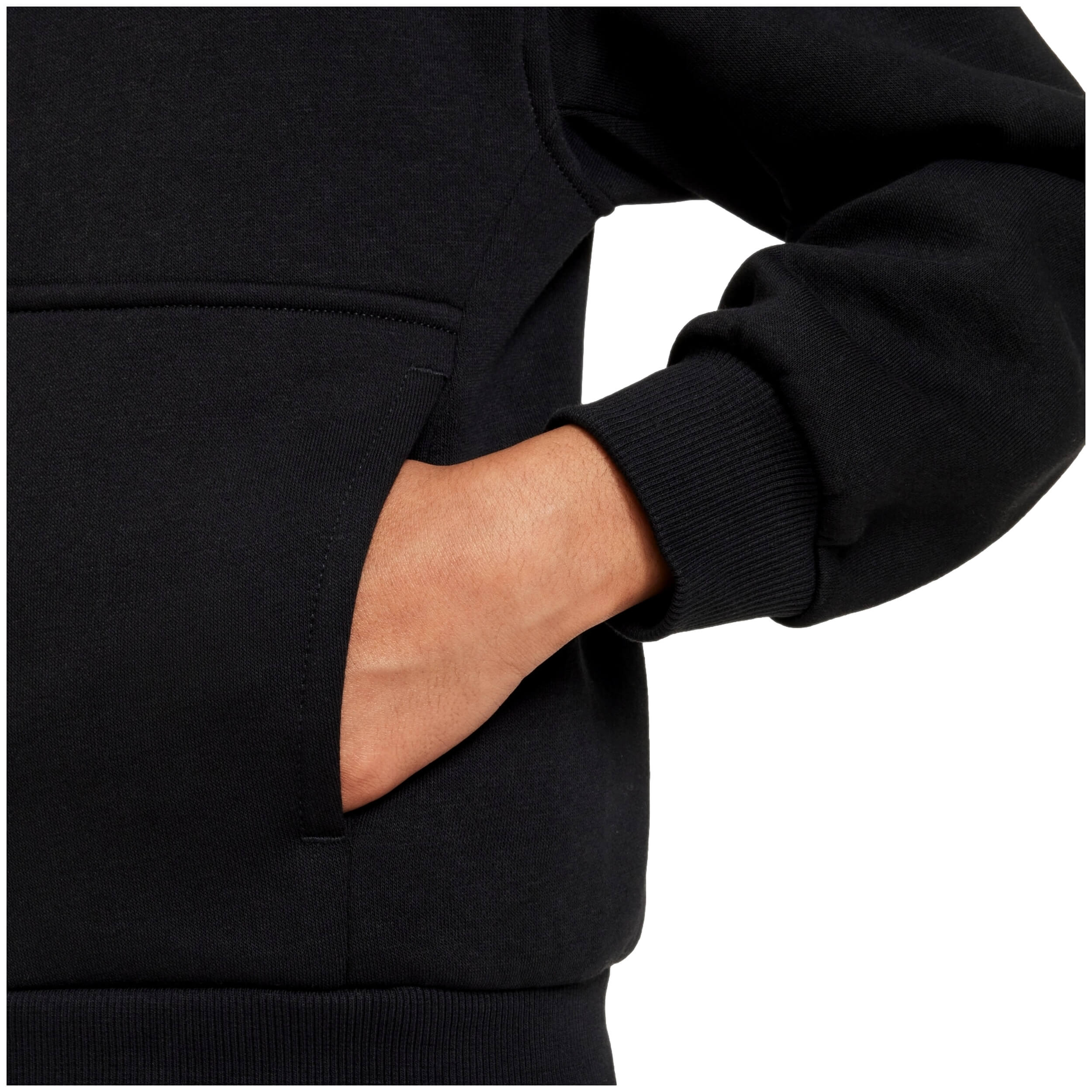 Chaqueta Sportwear Club Fleece Jr Nike en color Negro