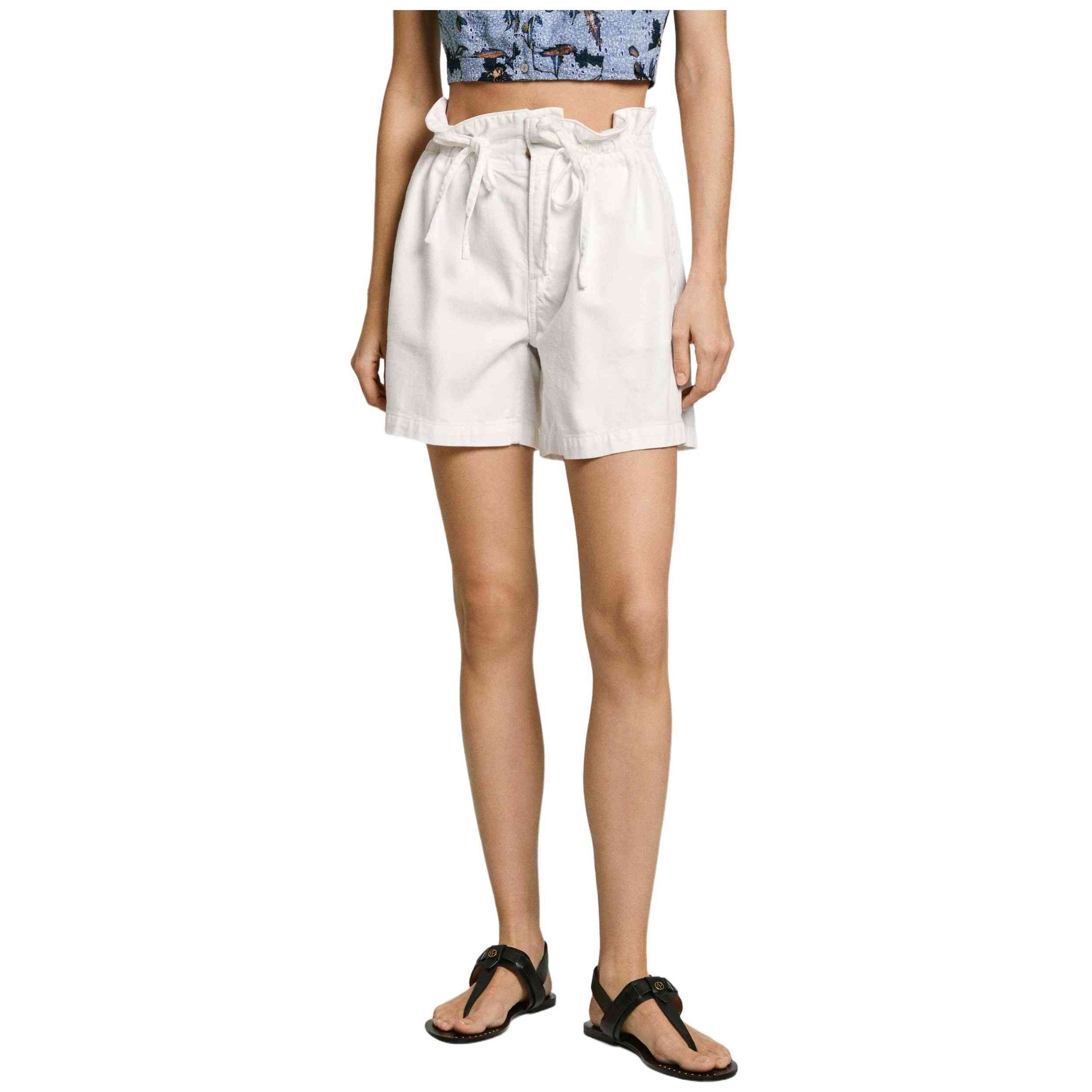 Pantalon Corto Pepe Jeans modelo PL801180-000 para Mujer en color Blanco