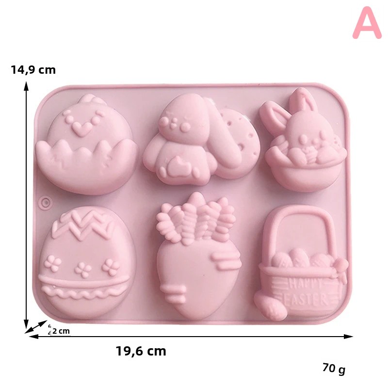 TK Molde De Silicona De Conejito De Pascua 2024 Para Hacer Chocolate Y Gelatina Forma De Conejito Para Decorar Pasteles Y Galletas De Fiesta De Pascua