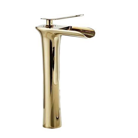 TK Basin mixer High waterfall faucet for bathroom sink Gold