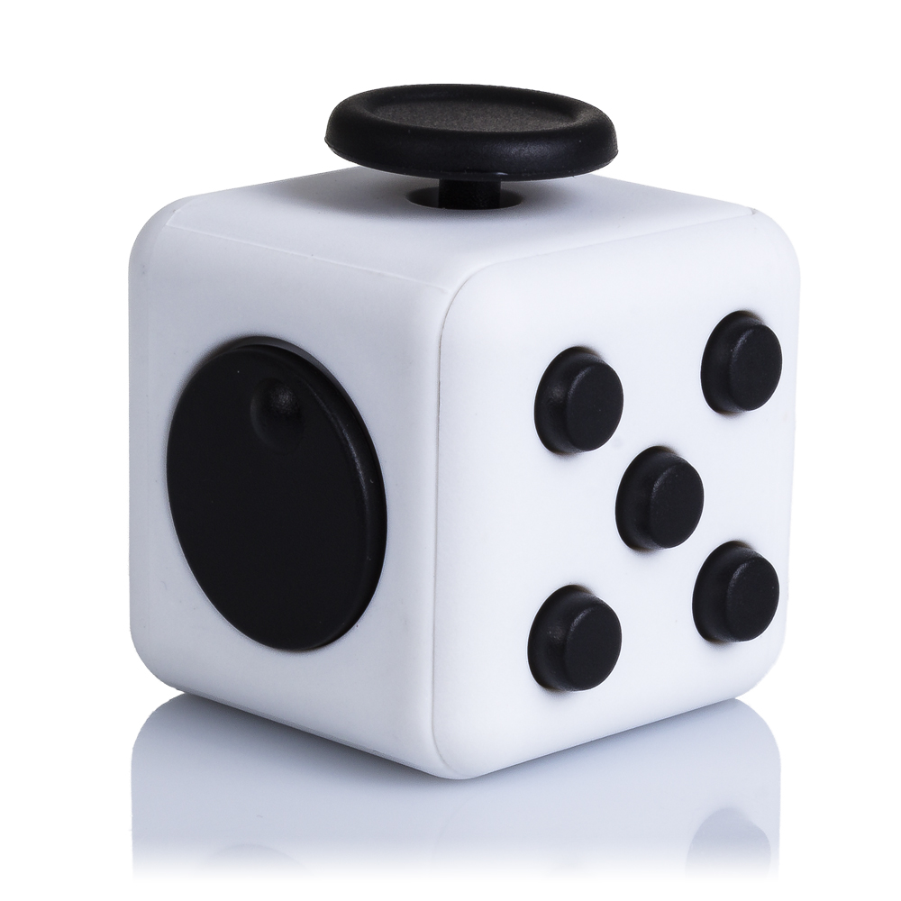 DAM. FIDGET CUBE ANTI ESTRÉS CON 6 MÓDULOS RELAJANTES 4x4x4 cm.