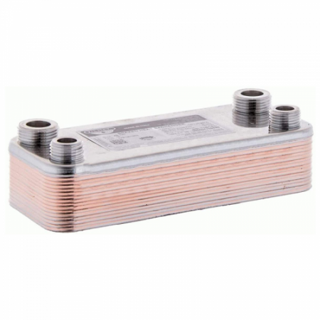 INTERCAMBIADOR 16 PLACAS CALDERA ATLAS CHAFFOTEAUS PENSOTTI COMPATIBLE CON FERROLI C.O. I39812300
