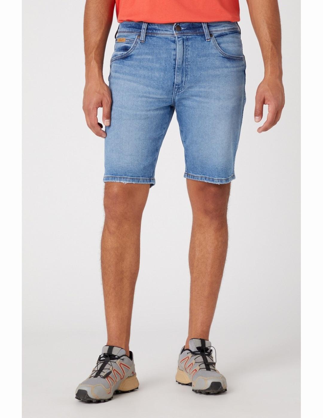 Bermuda Denim Texas Wrangler - Diseño Deportivo