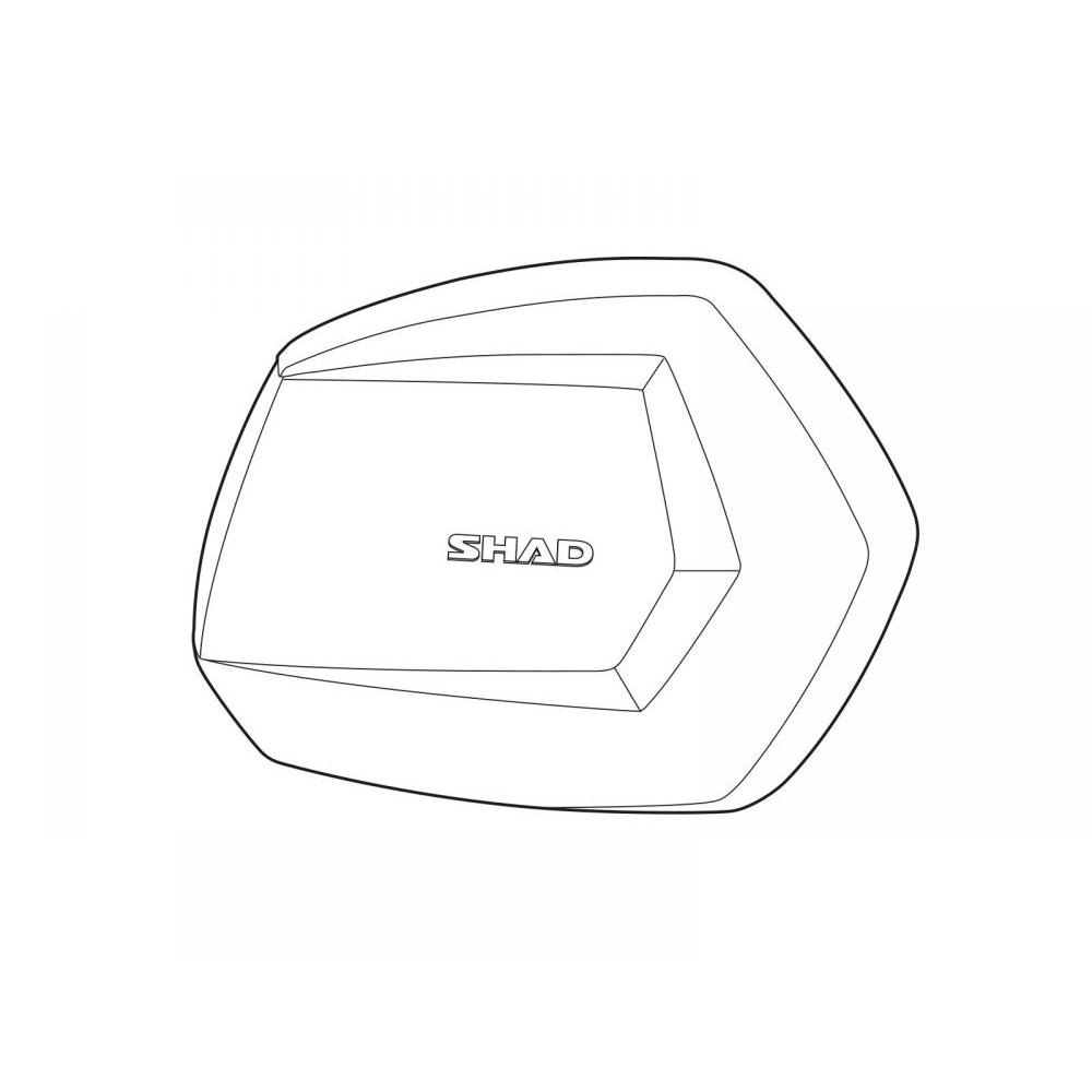 Tapa Lateral Repuesto Derecha Aluminio Maleta Lateral Sh35 D1B35TRR
