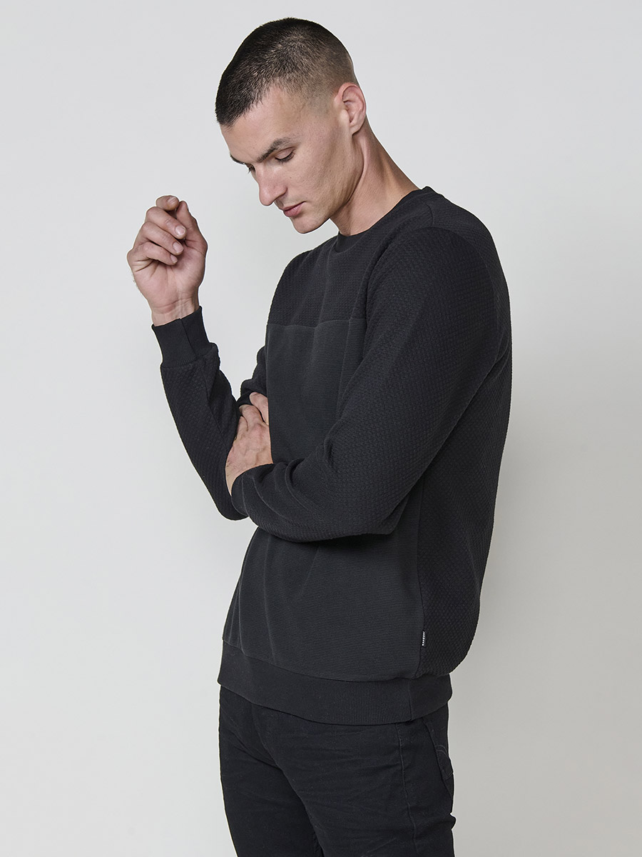 Koroshi - Sudadera con capucha ajustable de algodón y poliéster para hombre, corte regular fit y bolsillo canguro, ideal para otoño e invierno