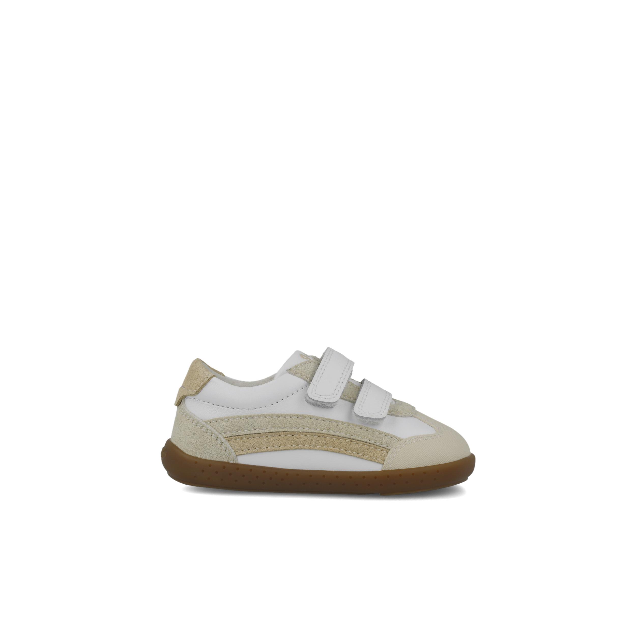 Garvalín - Zapato Urban 261305 blanco para bebé/niña, piel, cierre de velcro, diseño cómodo para el día a día