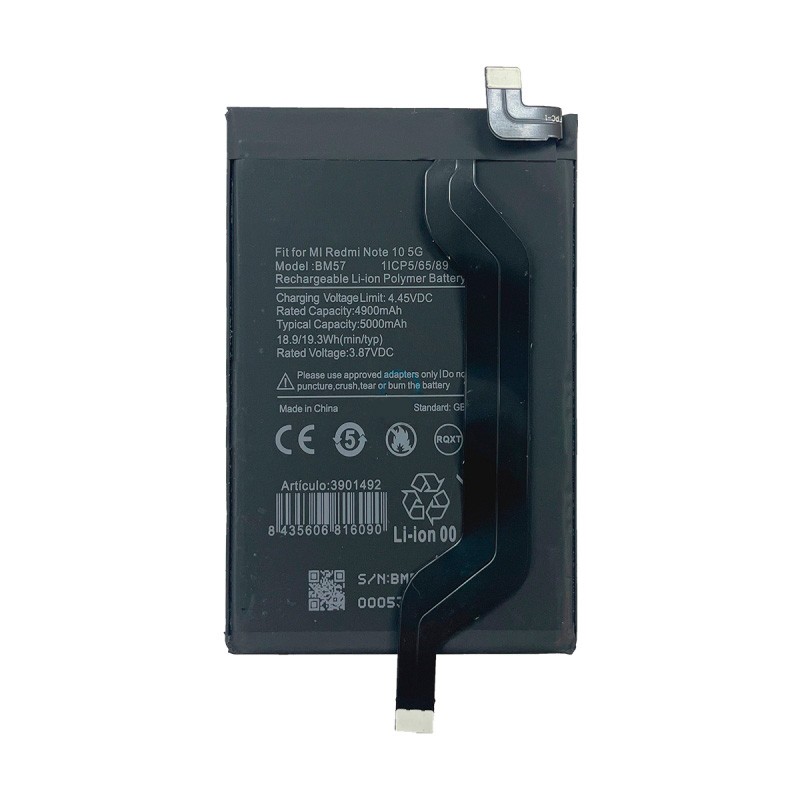 TODOBARATO 24HORAS Bateria BM57 Para Xiaomi Redmi Note 10 Pro - Poco X3 GT 5000mAh