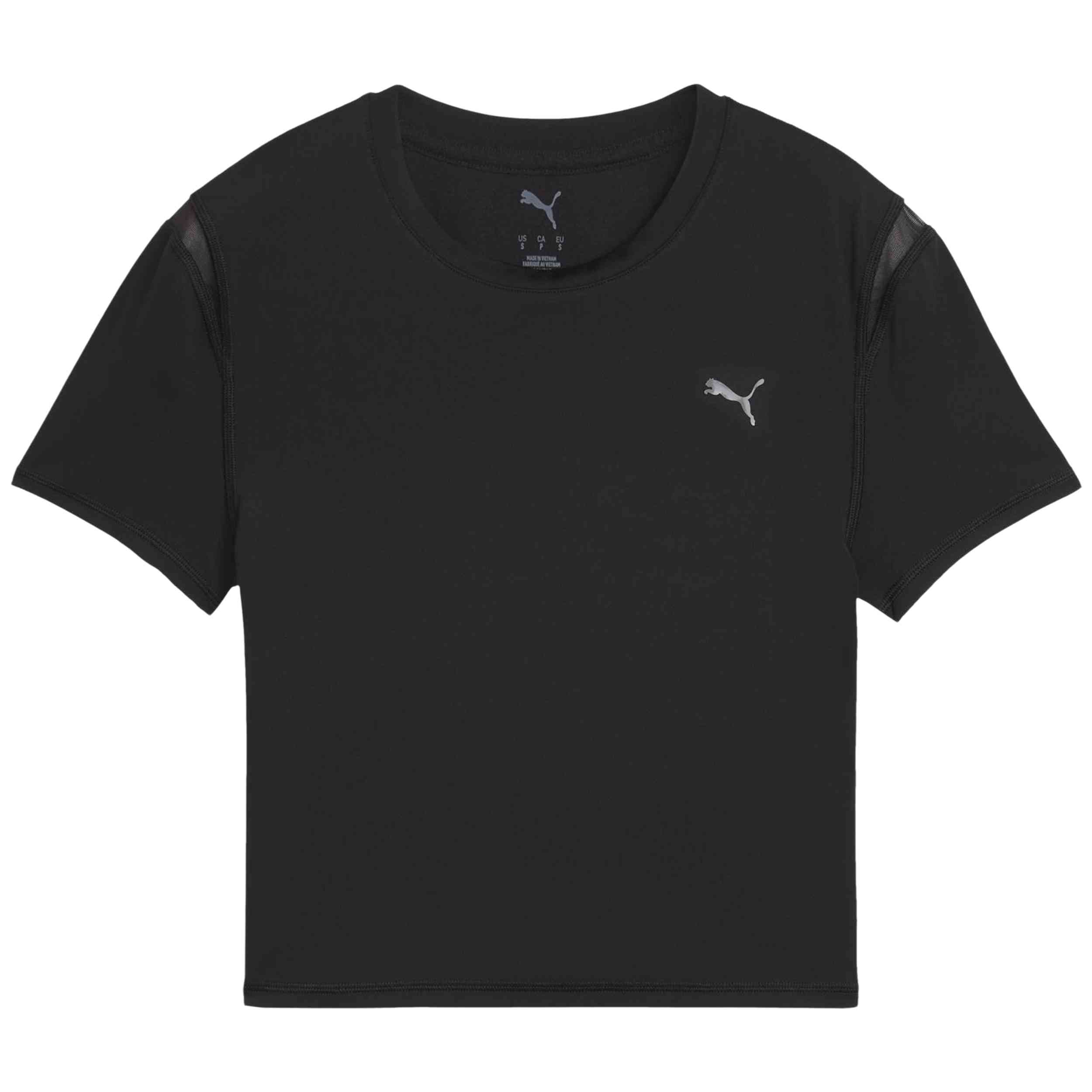 Camiseta De Manga Corta Puma modelo Shape Baby para Mujer en color Negro