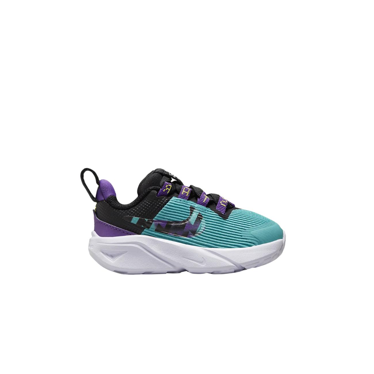 ZAPATILLA DEPORTIVA NIÑO NIKE STAR RUNNER 4 PRESILLAS AZUL COSMOS
