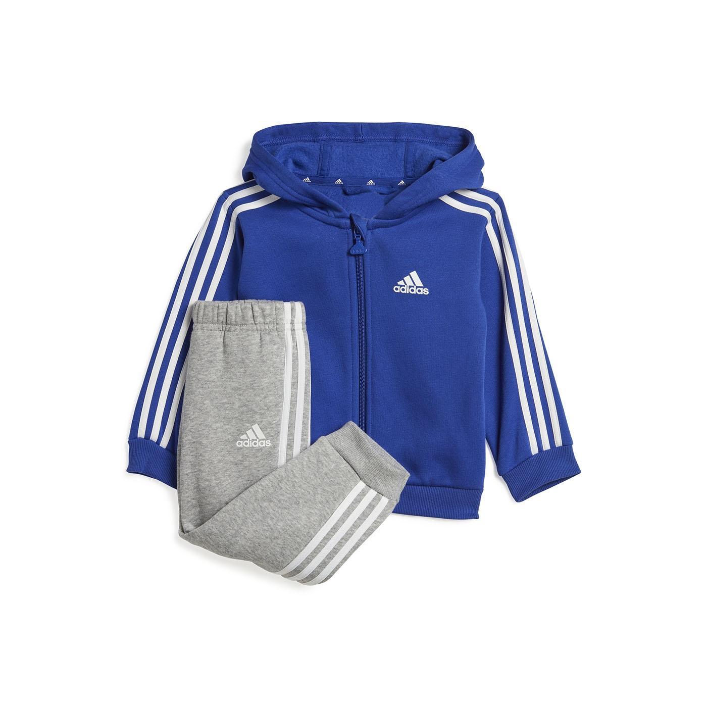 Chándal Niño adidas 3S Essentials Gris/Royal