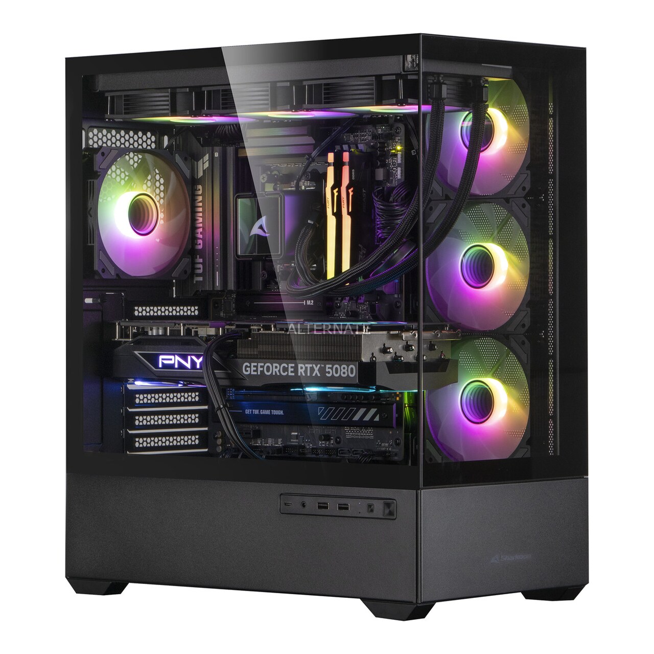 Ordenador Gaming De Sobremesa Configurable -Pc Series-Red Thunder Elements Rtx 5060 Ti 100206204