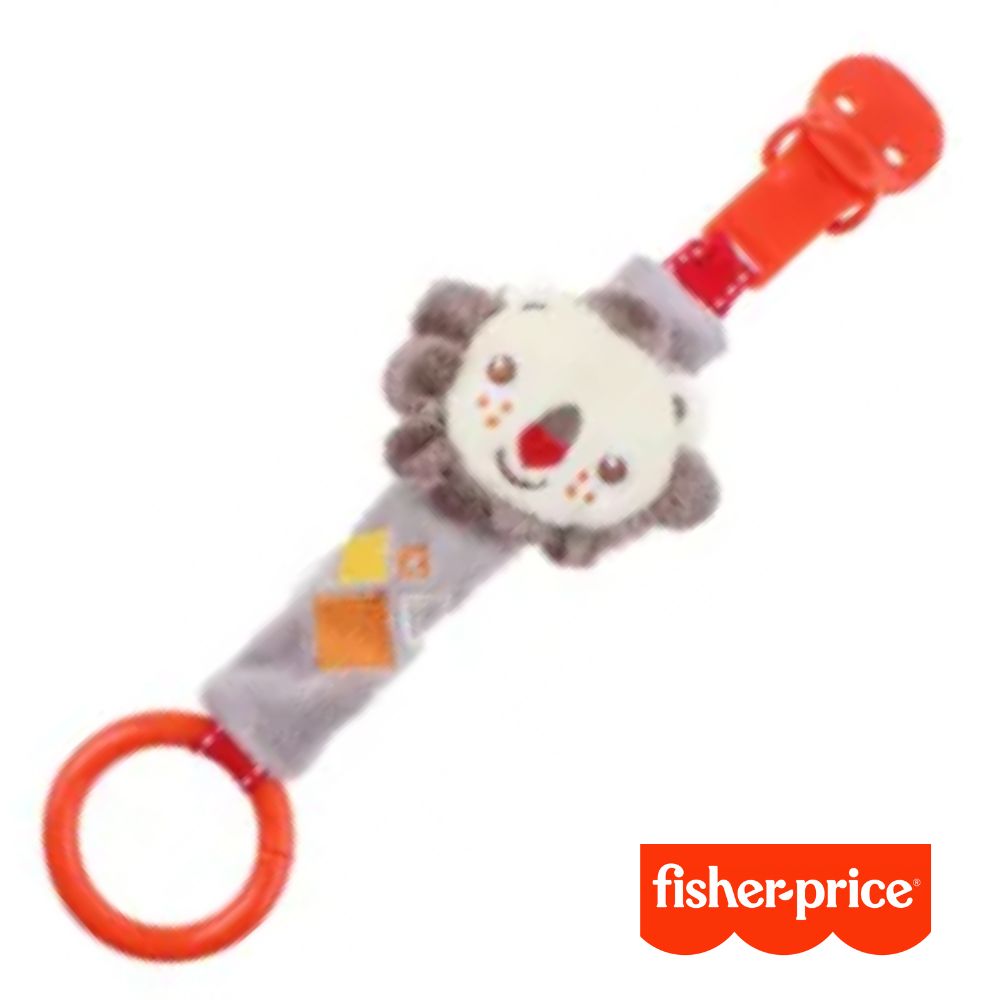 Portachupetes para bebes con peluche leon Fisher Price 22 centímetros Arditex Mattel